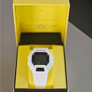 Activa White and Black Digital Watch